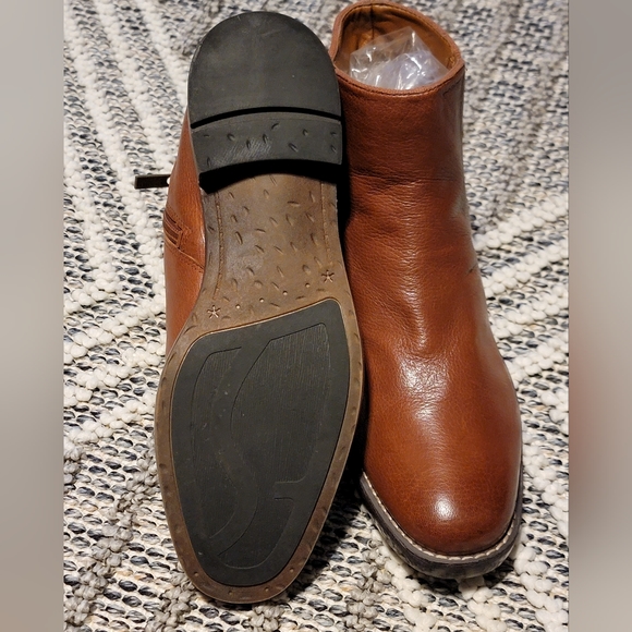 Franco Sarto Marcus Booties Cognac 6M New without Box - Picture 6 of 13